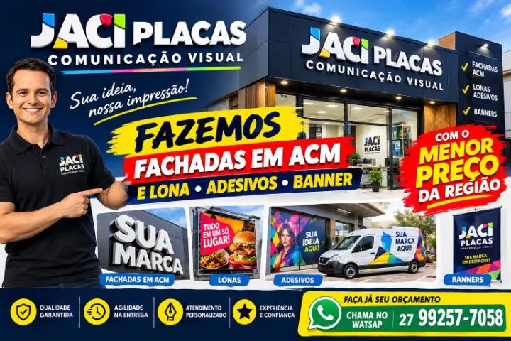 Fachadas em acm ou em lona - Foto 4