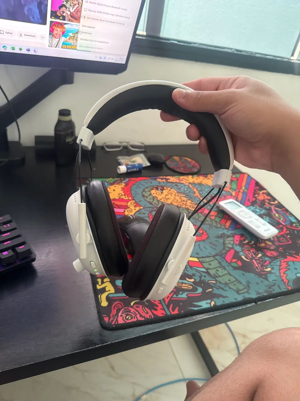 Headset razer blackshark v2 wireless bluetooth - Foto 2