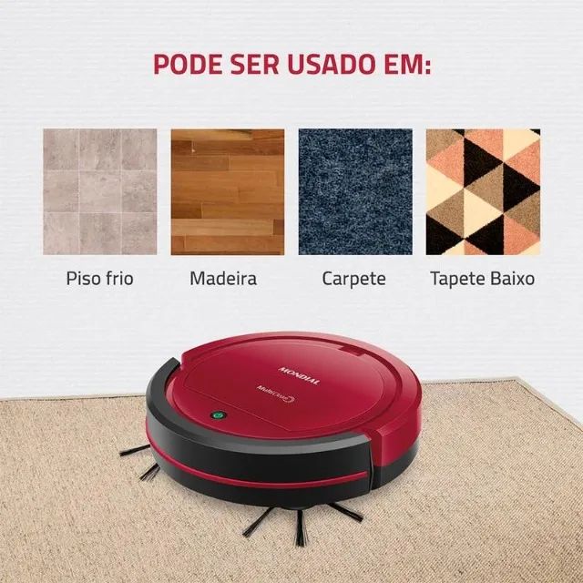Robô Aspirador Mondial Multi Clean - Varre, Aspira, Limpa, Passa Pano - Foto 2