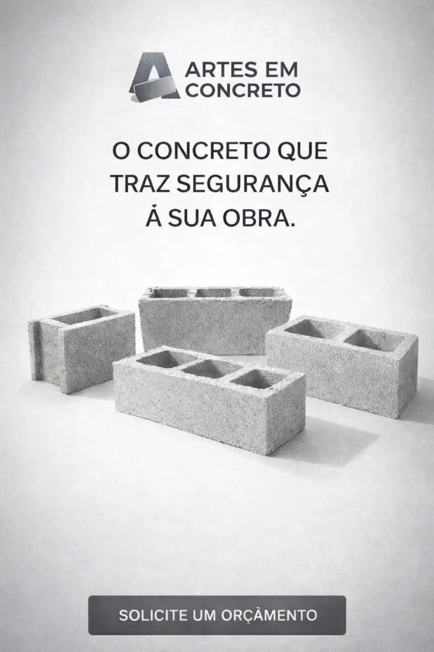 ALVENARIA BLOCOS EM CONCRETO 