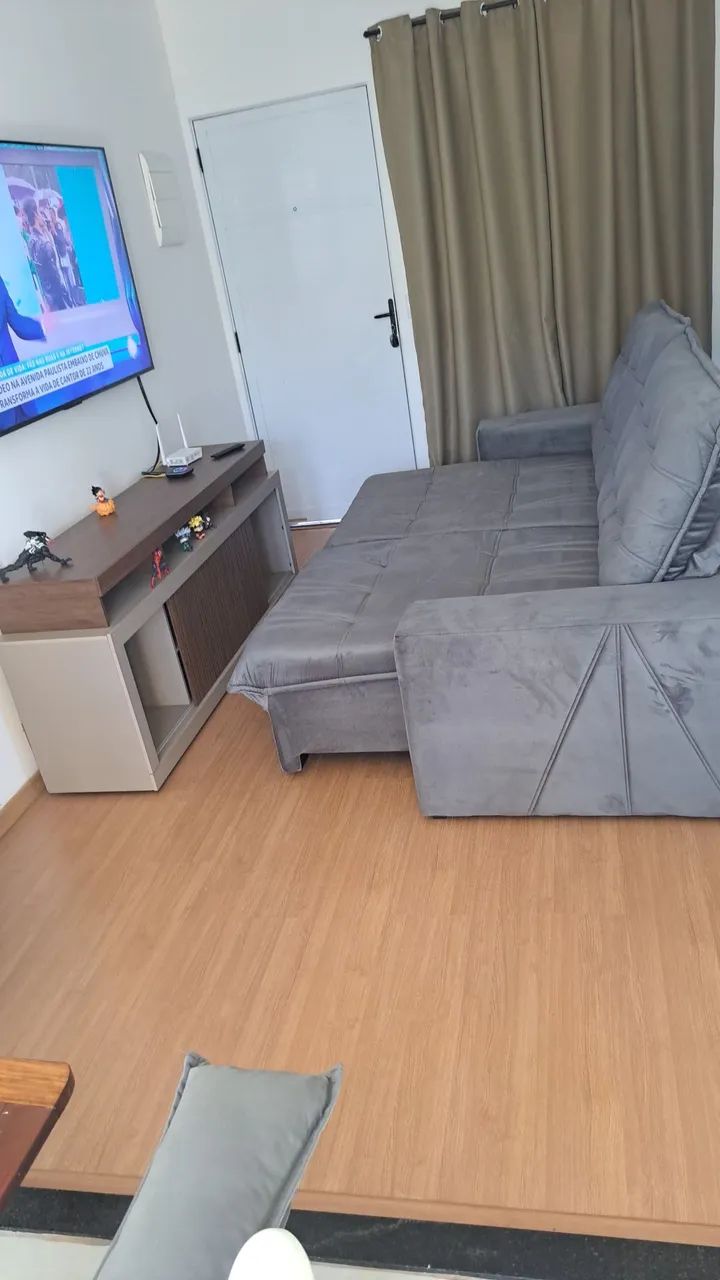 Sofá 2,50m Cinza | NOVÍSSIMO - Menos de 3 Meses de Uso - Foto 2