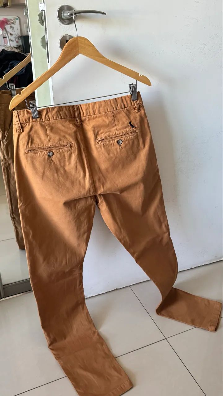 Calça caramelo Reserva tamanho 40 - Foto 2