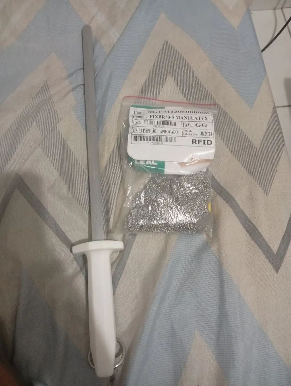 Vendo amolador e luva de aço 