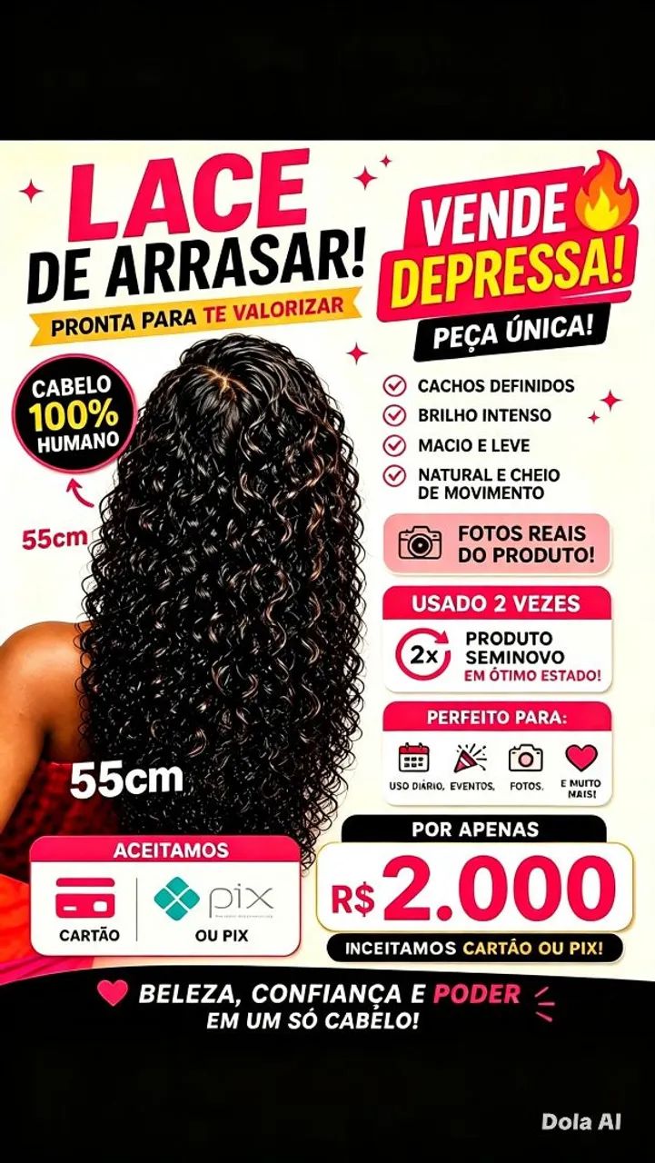 Lace 100%humano
