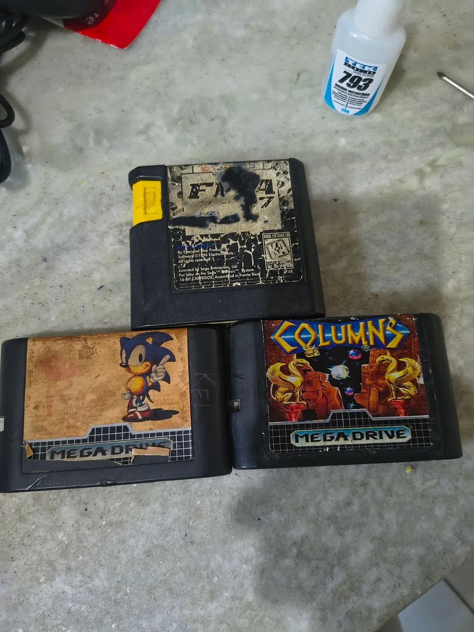 Cartucho mega drive 