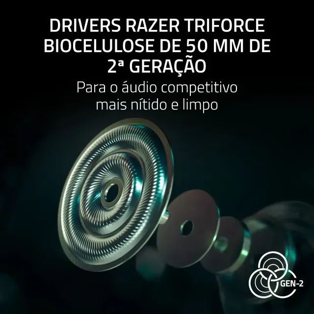 Headset Gamer Razer BlackShark V3 Pro Sem Fio, Preto - Foto 5