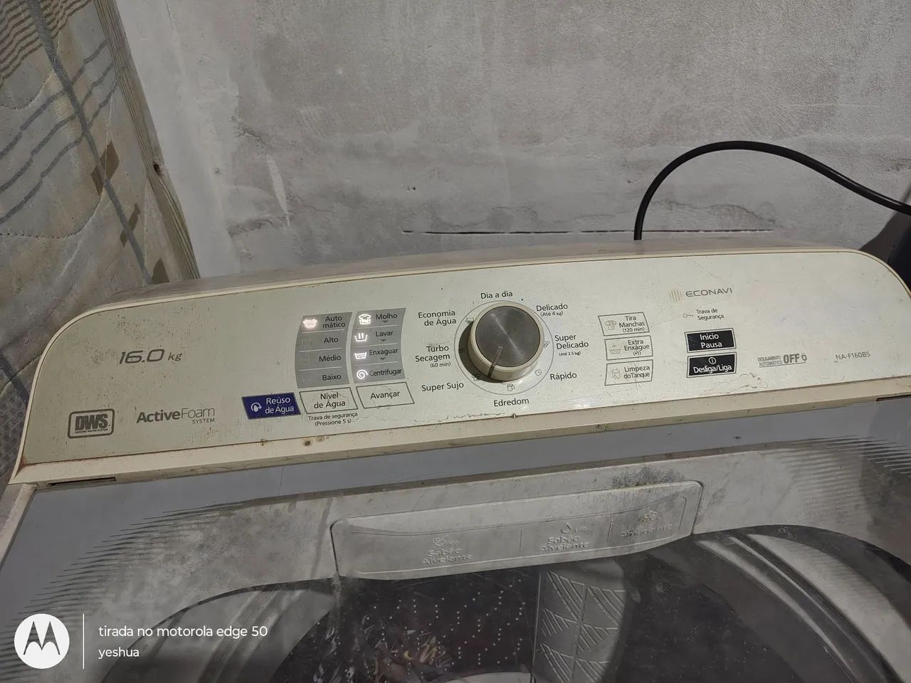 Máquina de lavar e centrifugar,16kg funcionando perfeitamente *