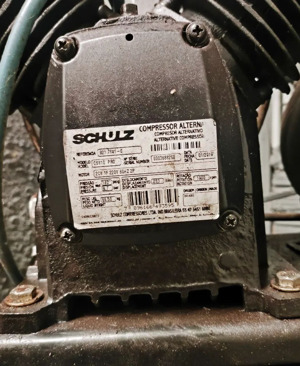 Compressor de Ar CSV 10 SCHULZ - Foto 4