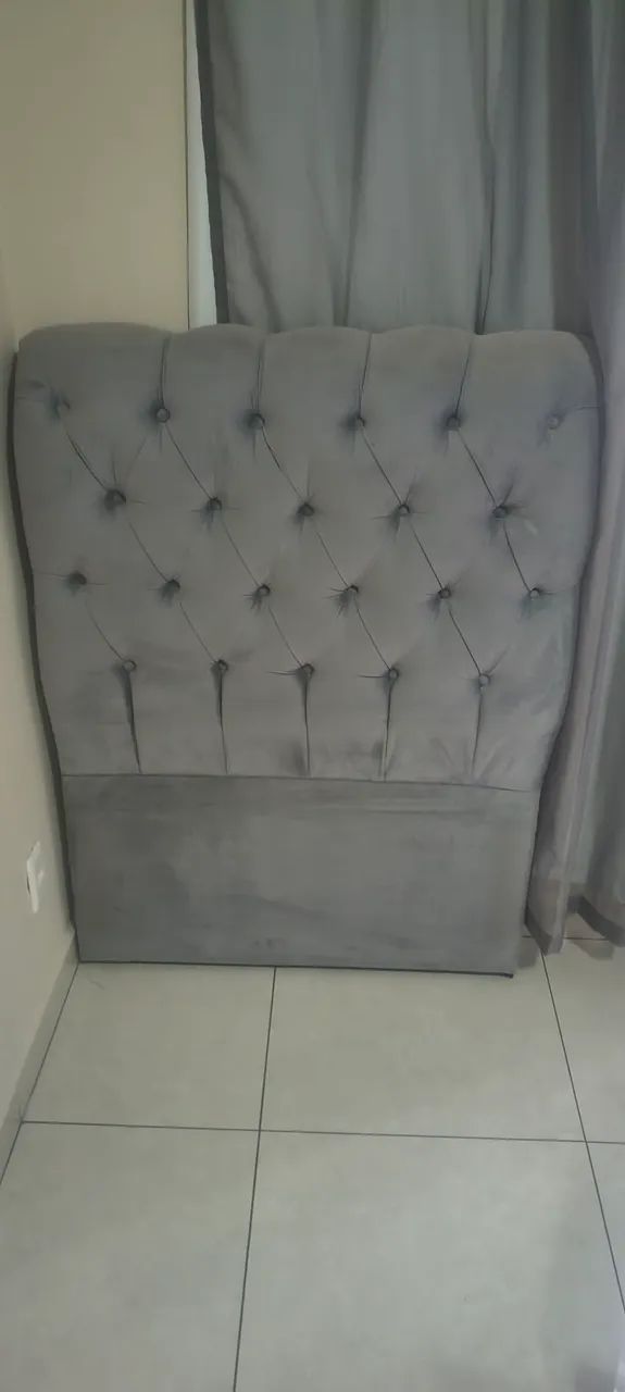 cama box com colchão e cabeceira  - Foto 4