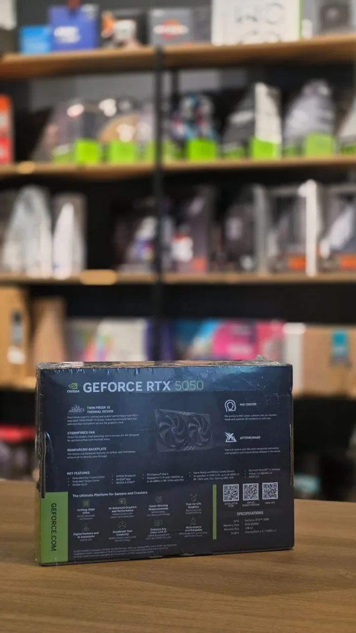 Placa de vídeo MSI Gaming RTX 5050 8GB - Nova e lacrada - Foto 4