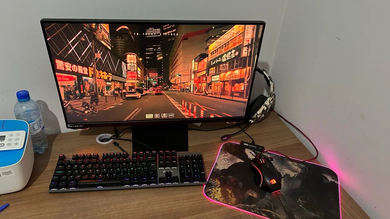 Monitor Primetek 25H2G 120Hz + Teclado + Mouse + Mousepad - Foto 2