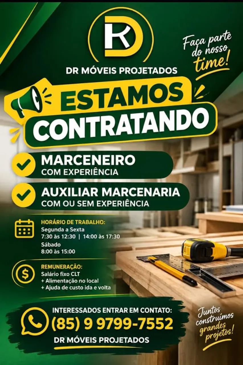 Temos vagas 