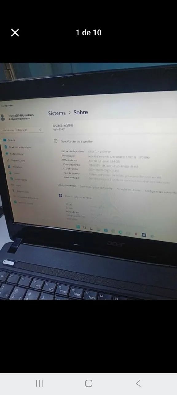 NOTEBOOK ACER  - Foto 5