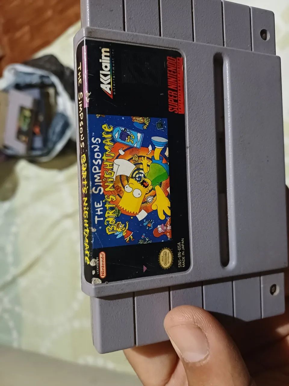 The Simpsons: Bart's Nightmare original snes