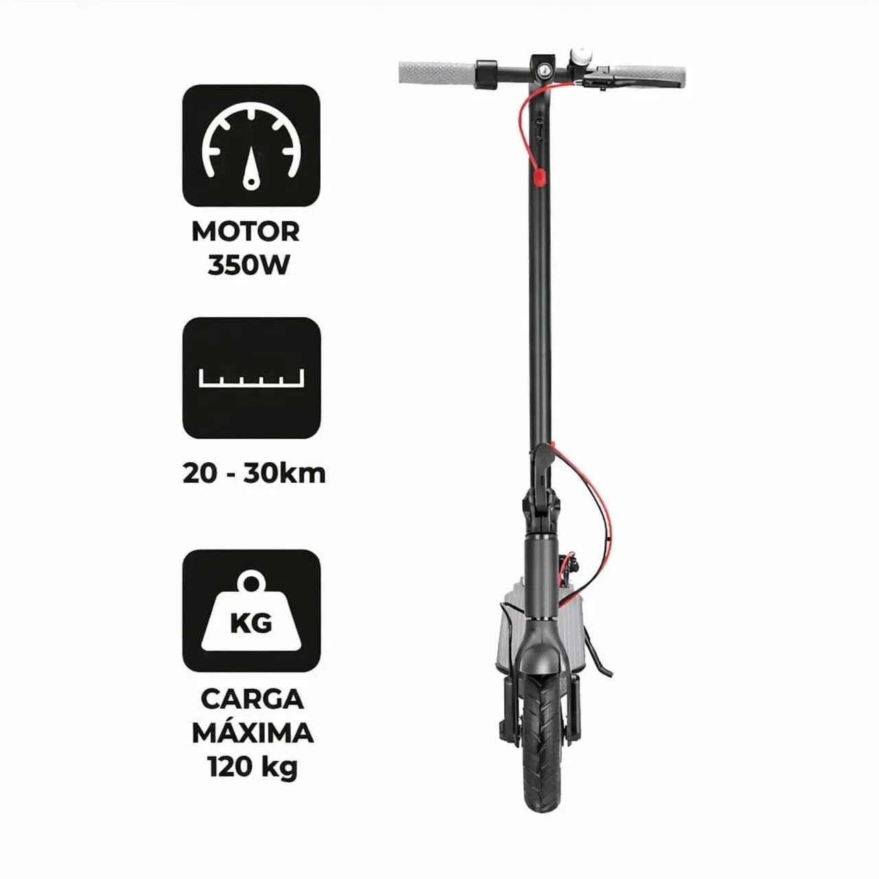 Patinete Elétrico Dobrável 500W - Foto 3