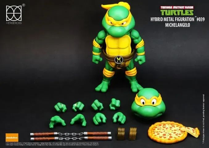 Tartarugas Ninjas - Set Com As 4 Tmnt- 6 Hybrid Metal - Foto 5