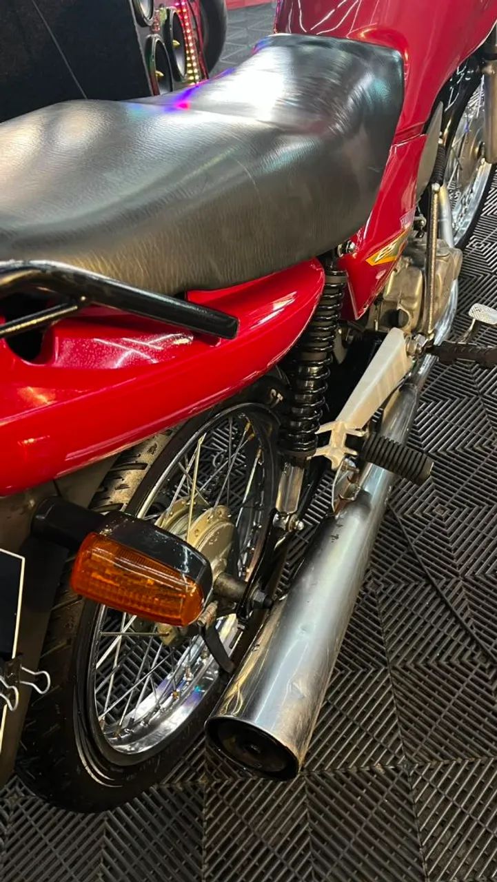 Moto 125 vermelha 2002 - Foto 3
