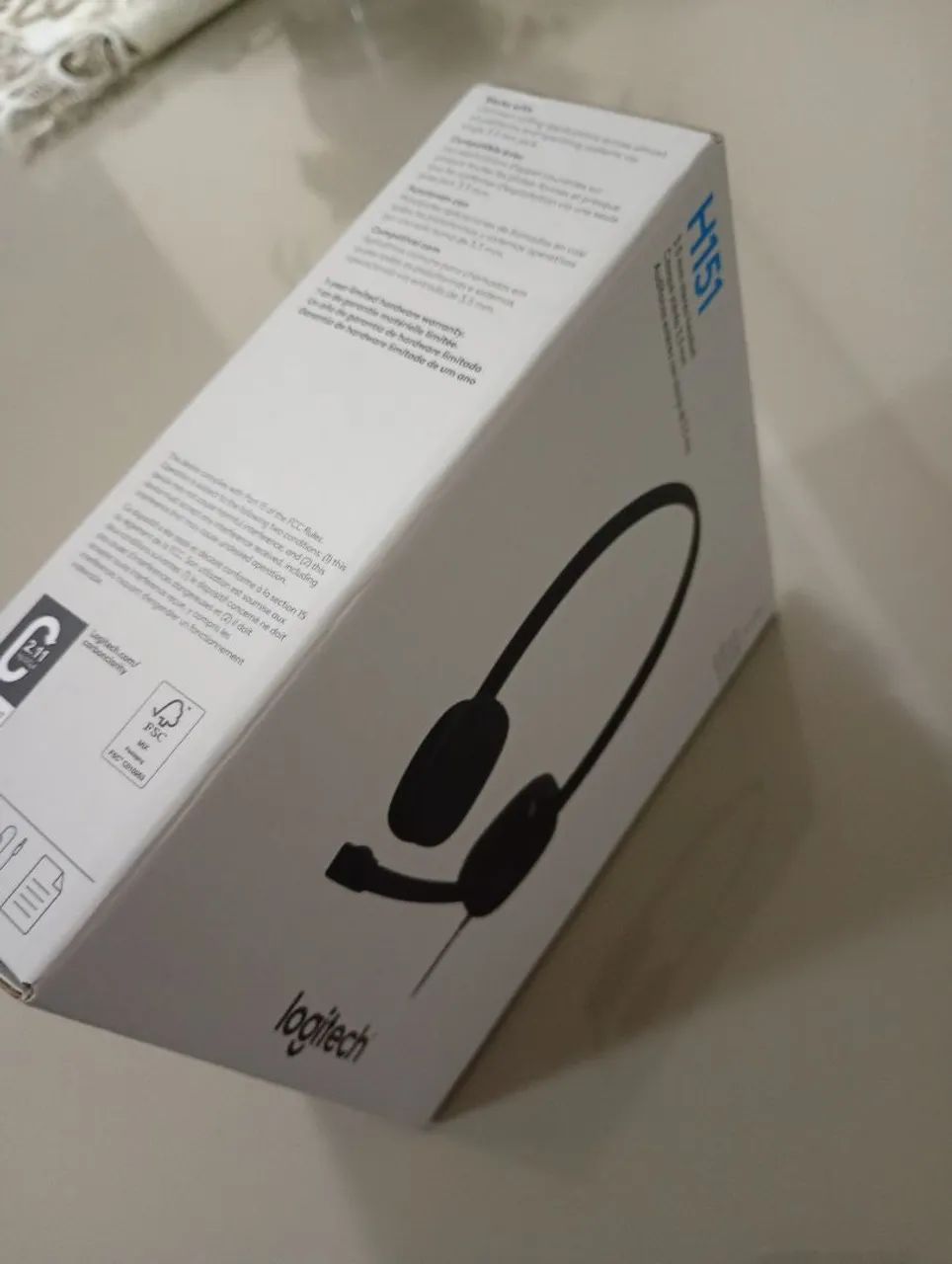 Fone Headset Logitech H151 - Lacrado na Caixa. - Foto 3