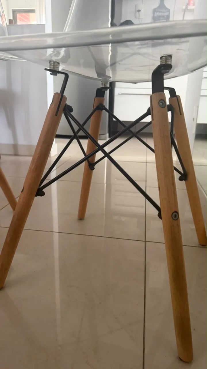 Cadeira acrilico transparente  - Foto 2