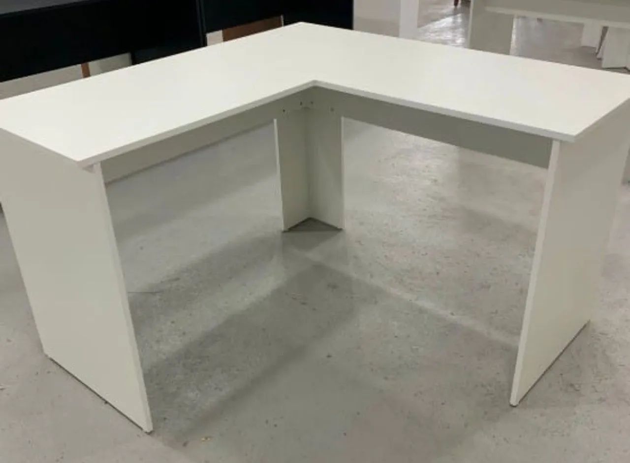 Mesa L em mdf entrega grátis 
