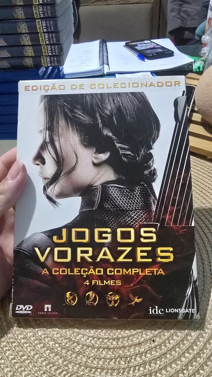 Coleção DVDS Jogos Vorazes 