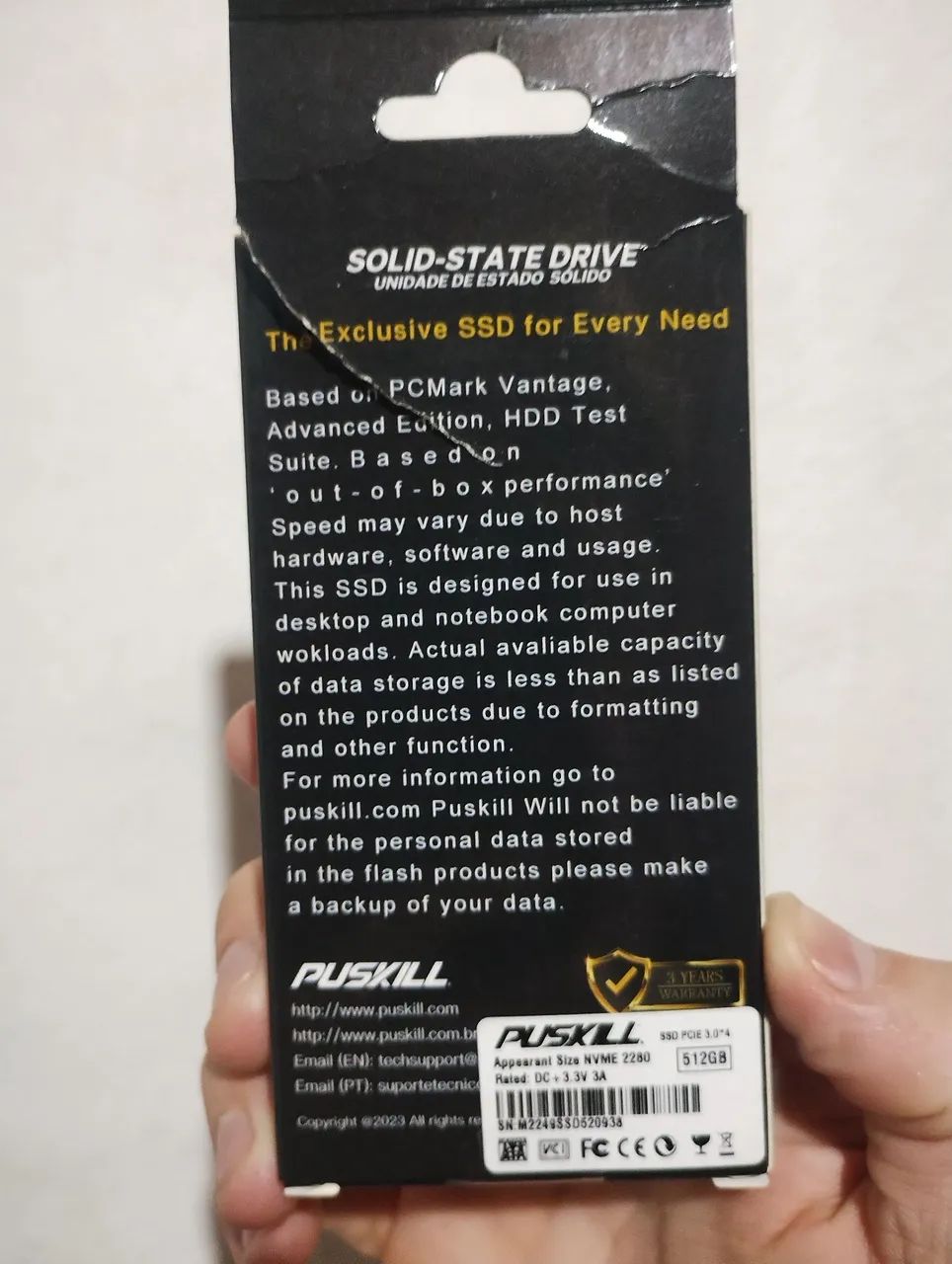 SSD Puskill 512 GB - Foto 2