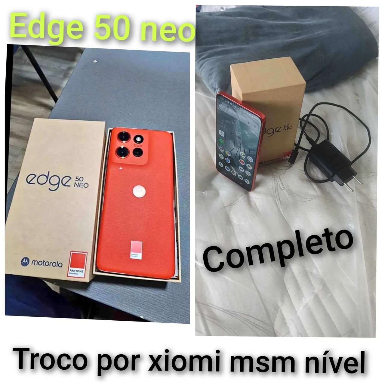 Edge 50 neo completo troca ou venda 