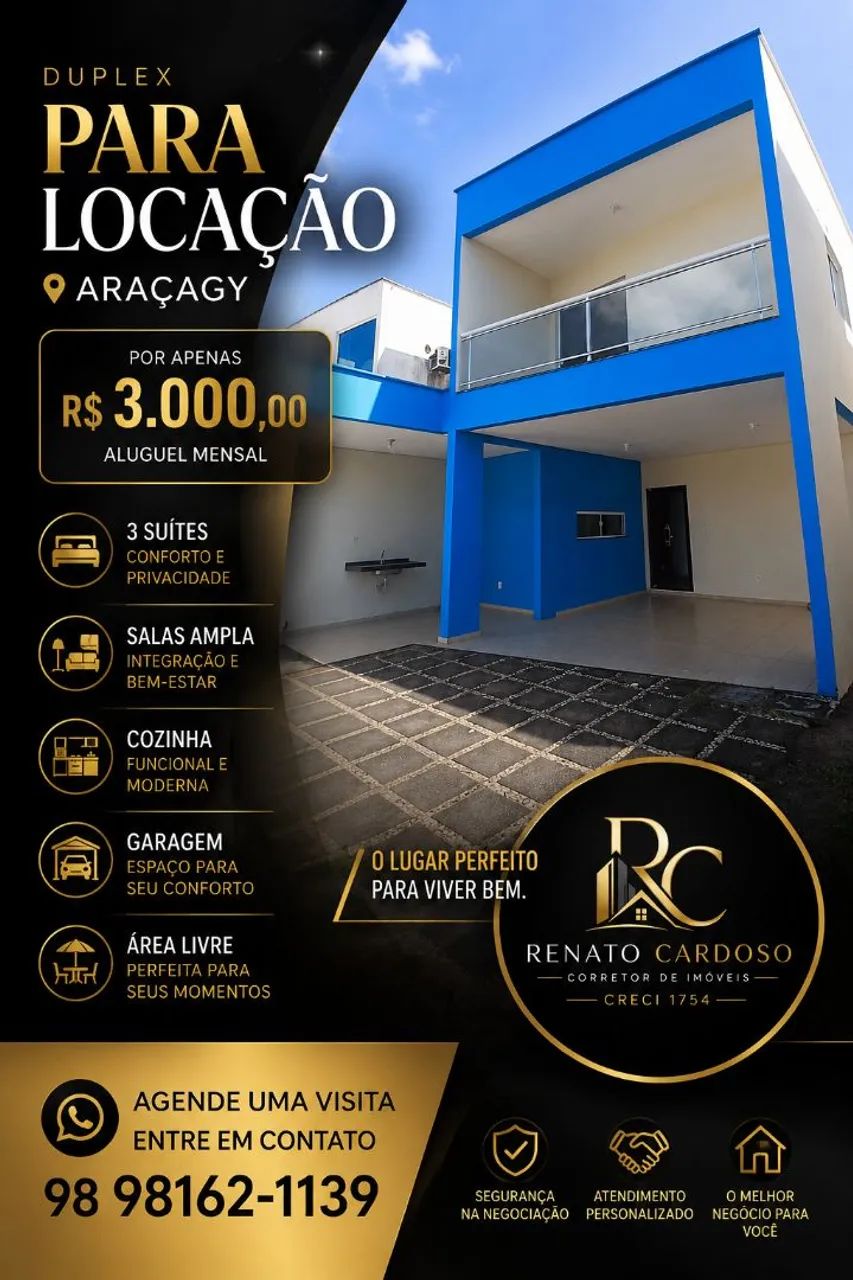 Casa Dúplex no Araçagy 