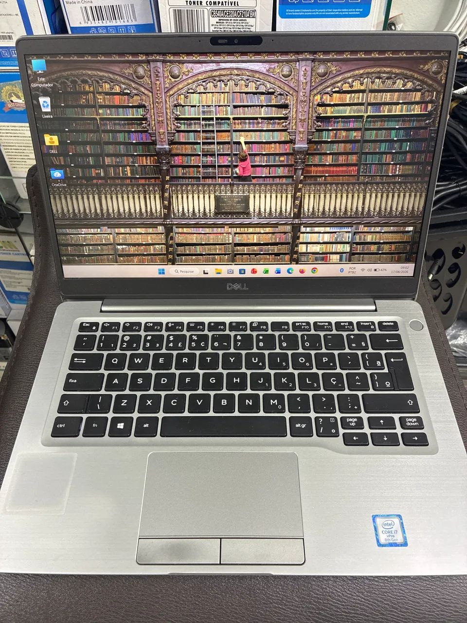 Notebook Dell core I7 Oitava geração 