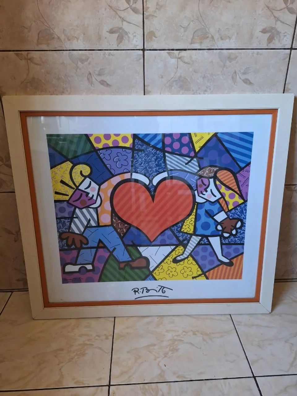 QUADRO HEART KIDS - ROMERO BRITO