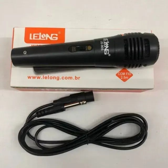 Microfone com Fio Lelong LE-905