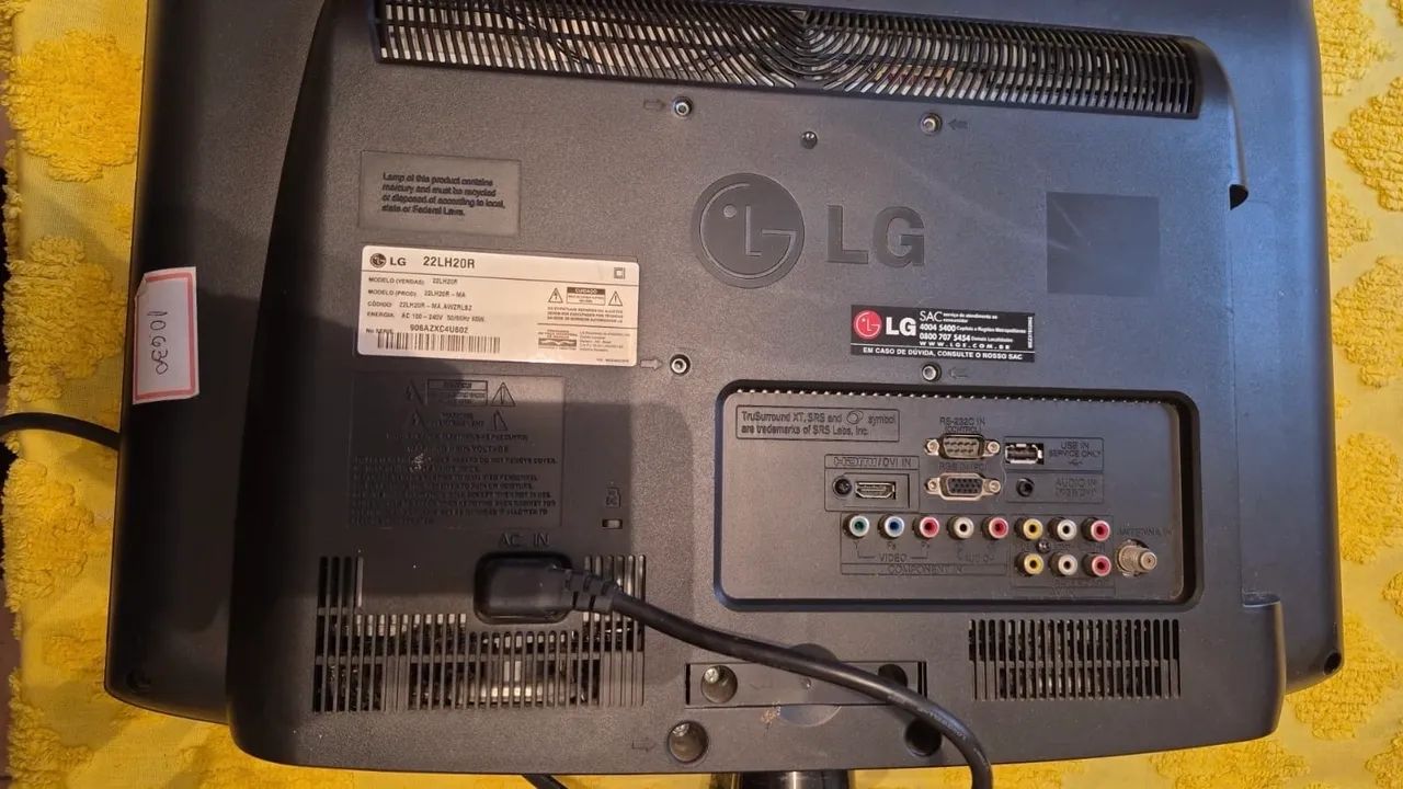 Monitor LG 22LH20R com controle remoto - Foto 5