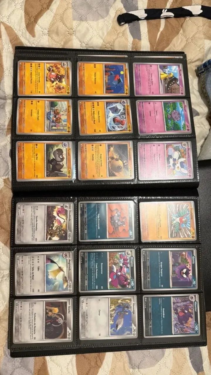 Kit com 100 cartas pokemons comuns + 3 foil/ reverse foil  - Foto 3