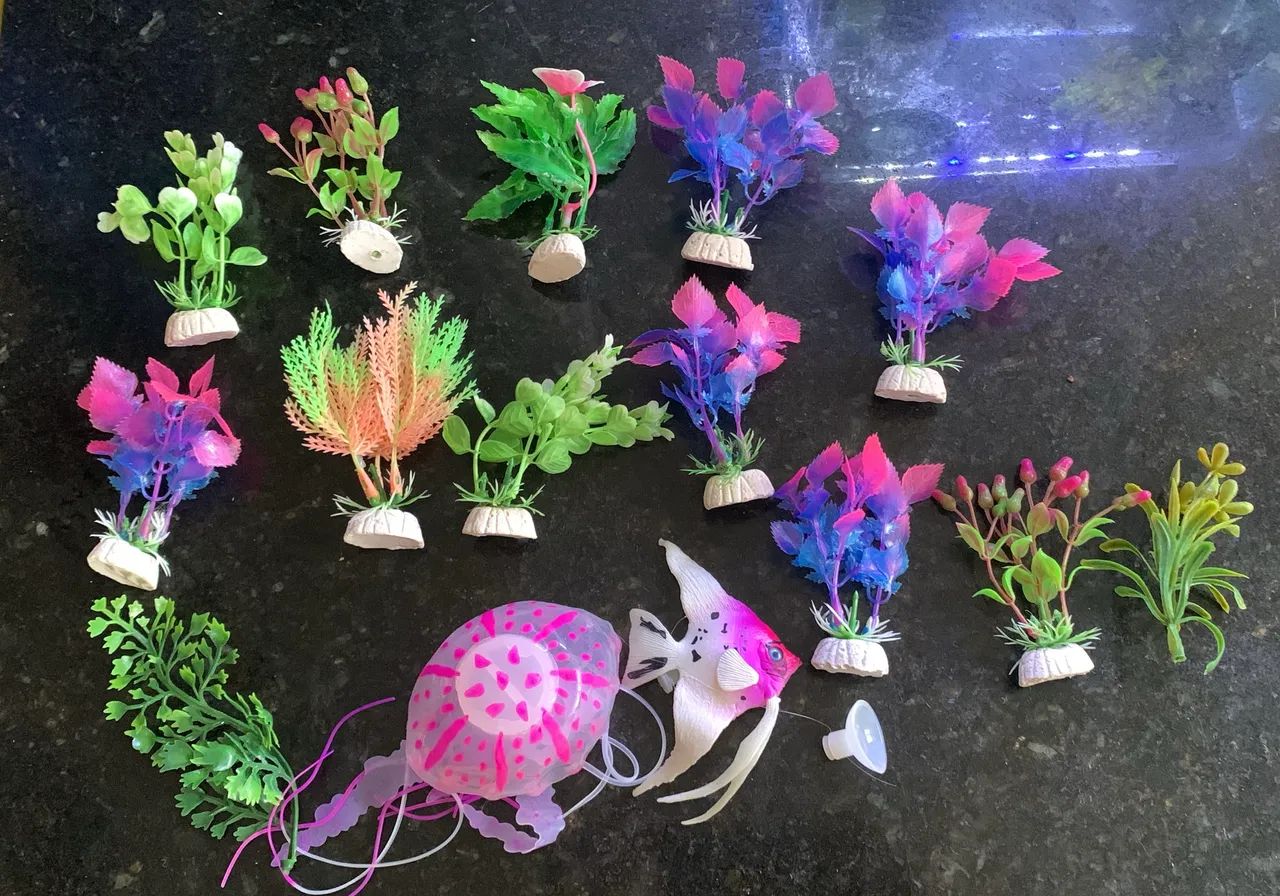 Enfeites para aquários