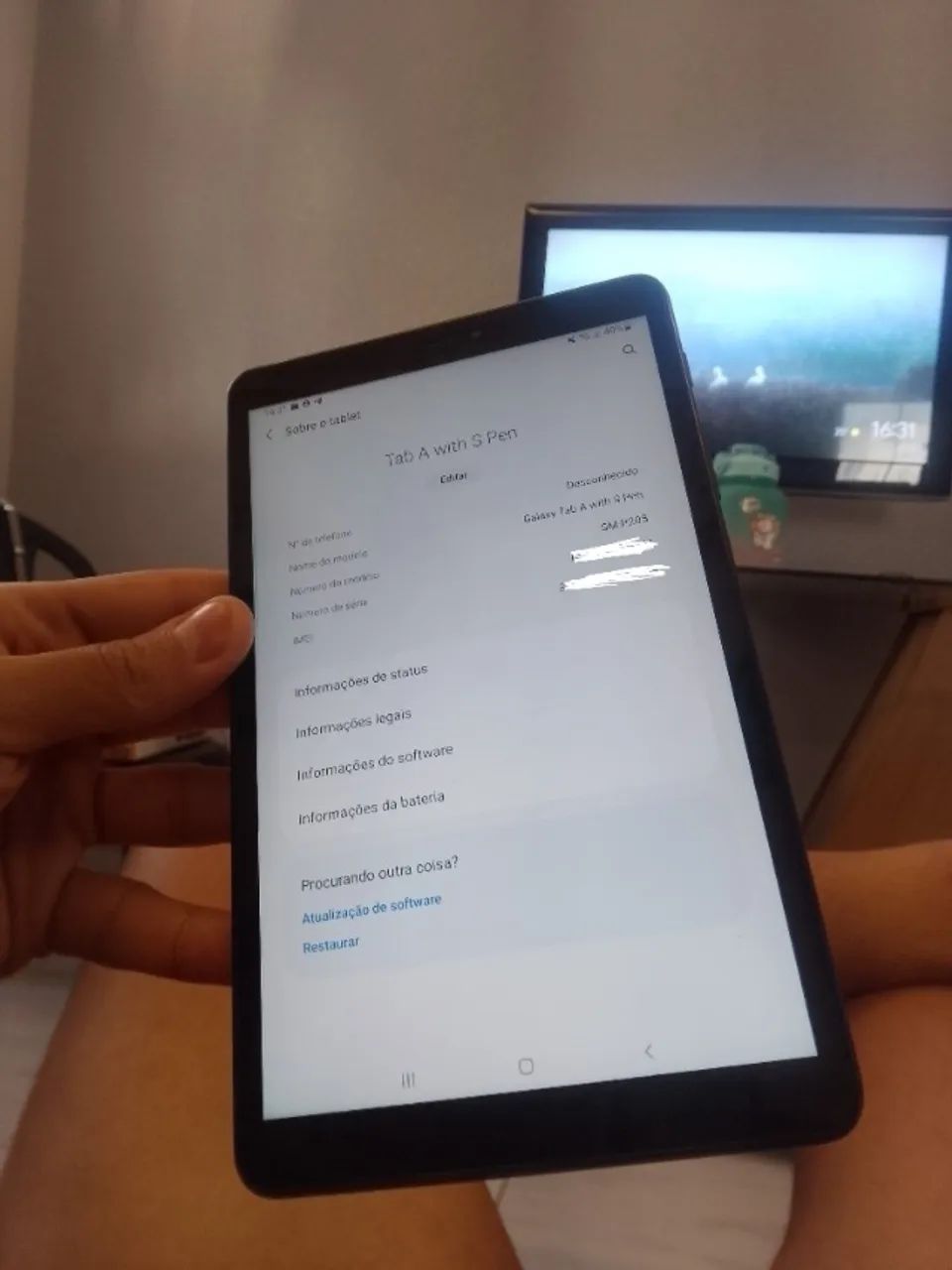 tablet Galaxy A com caneta - Foto 5
