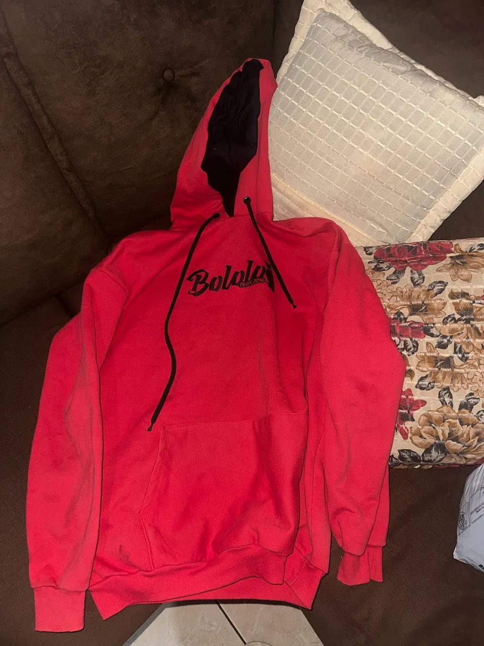 blusão bololo vermelho