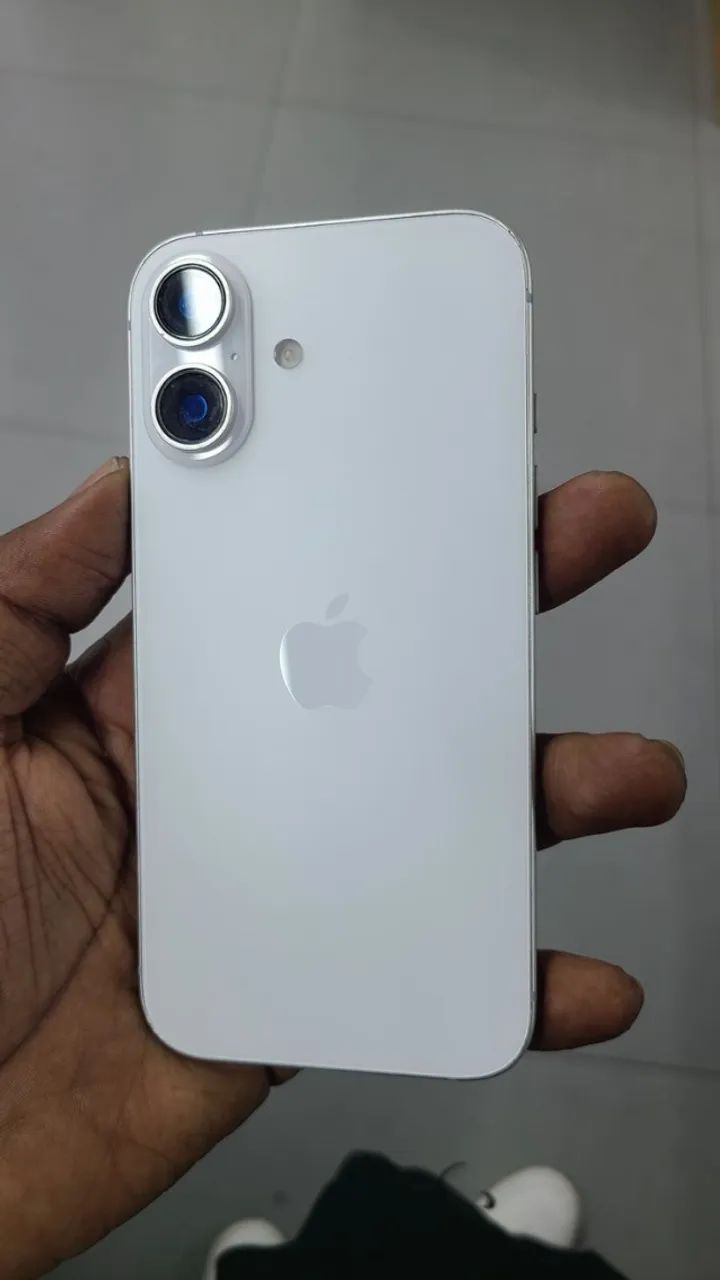 IPHONE 16 256 GB SEMI NOVO BRANCO COM GARANTIA 