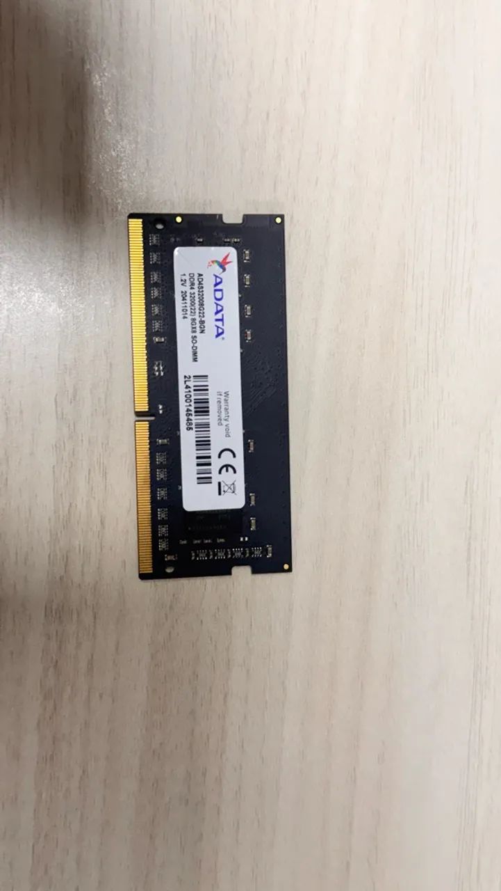 MEMÓRIA DDR4 ADATA  8GB 3200 NOTEBOOK  - Foto 2