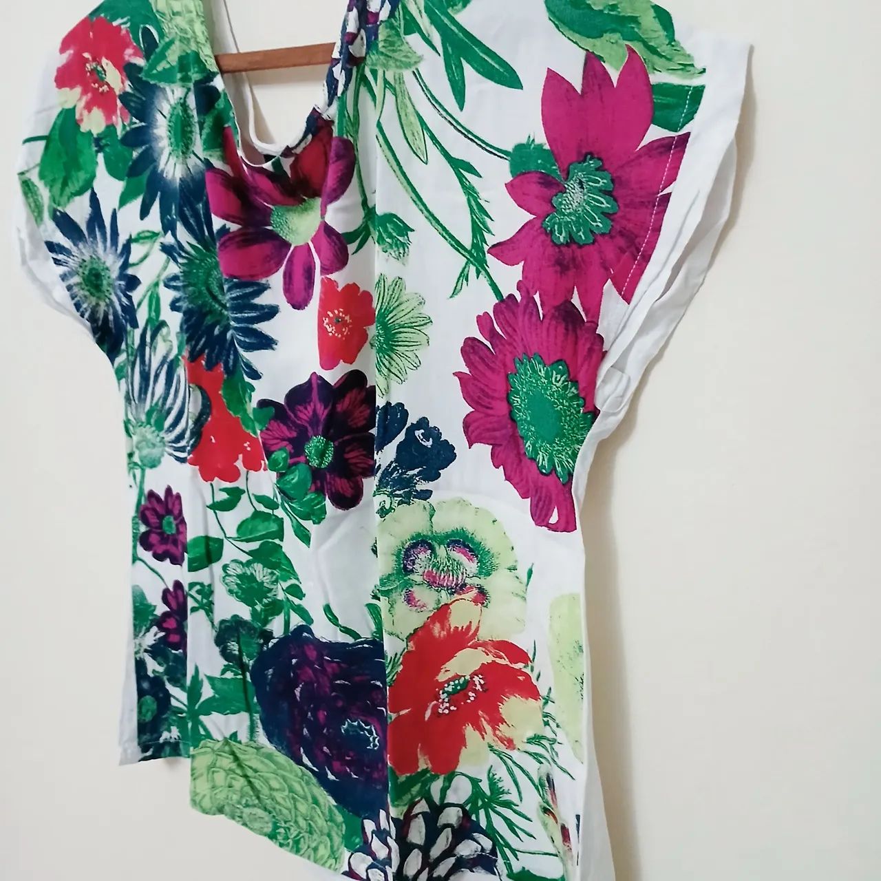 Blusa florida manga japonesa  - Foto 5