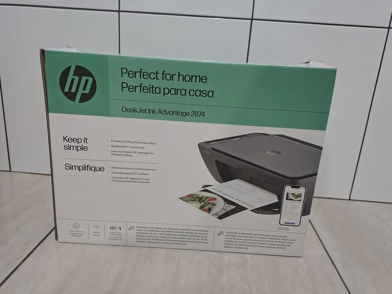 Impressora HP Deskjet advantage 2874 - Foto 3