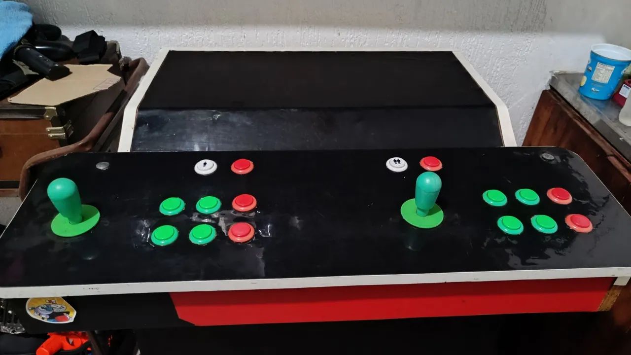 Arcade/Fliperama Estilo Mesa com mais 3.500 jogos. - Foto 2