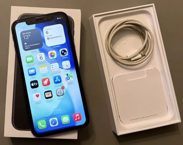 Apple iPhone 11 (64 Gb) Preto - 88% Bateria / Caixa Original