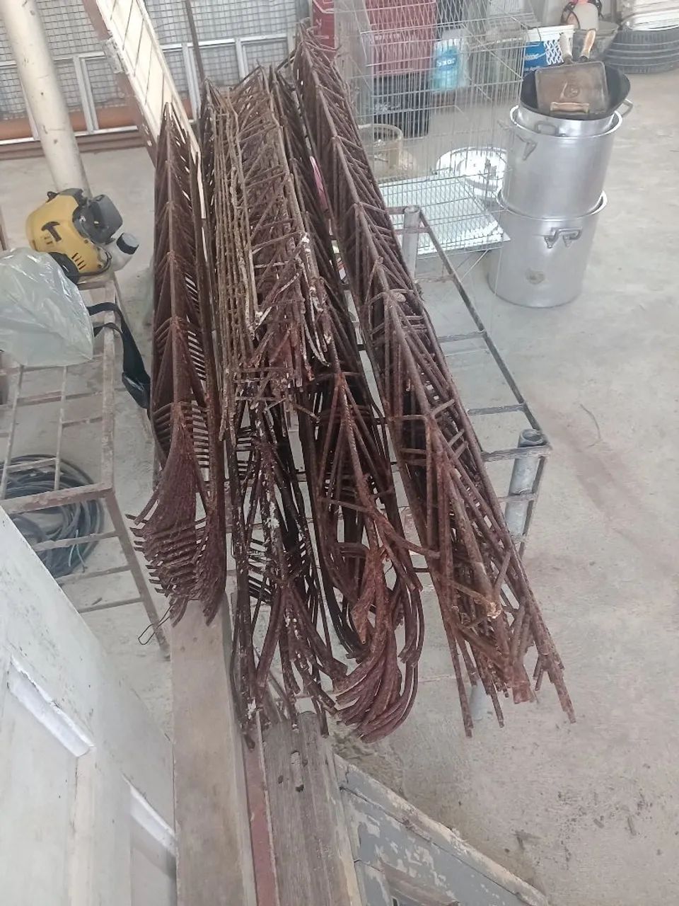 Pedaços de treliça 