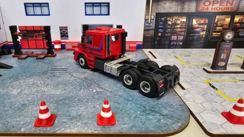 Miniatura Scania 113h Vermelha Brclassics 1 64 - Foto 4