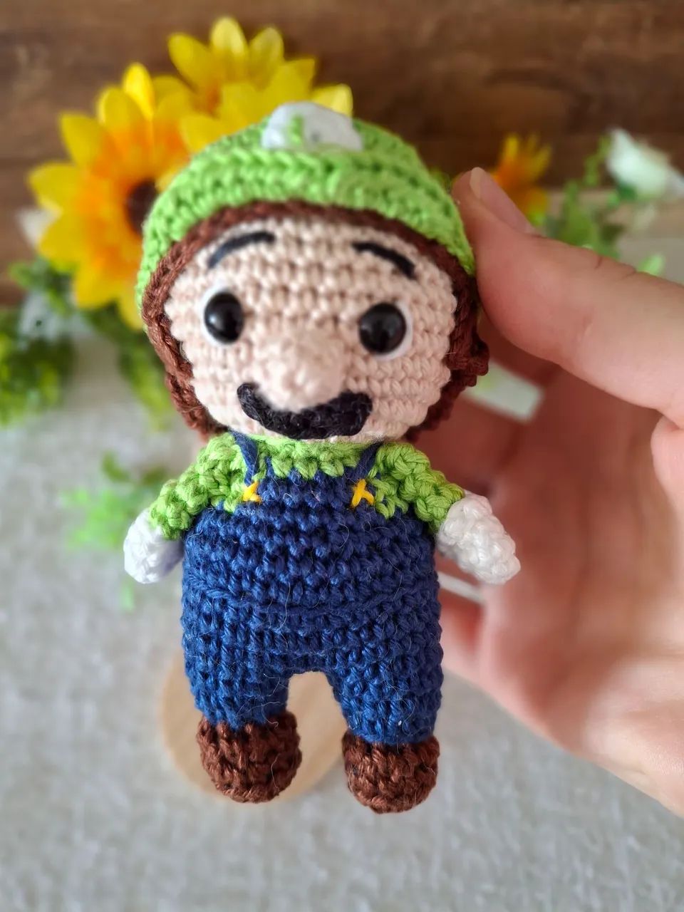 Luigi Amigurumi - Super Mario Bros - Foto 4