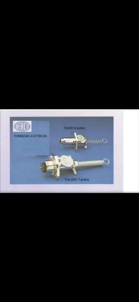 Tomada de luz em metal BERCO, conector - Foto 2