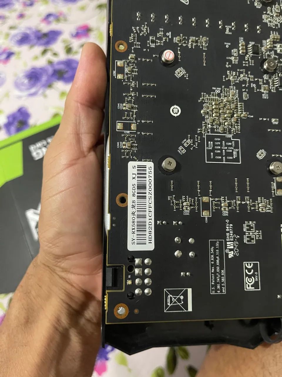 V e T placa de vídeo rx580 de 8 g placa nova sem defeito. - Foto 4
