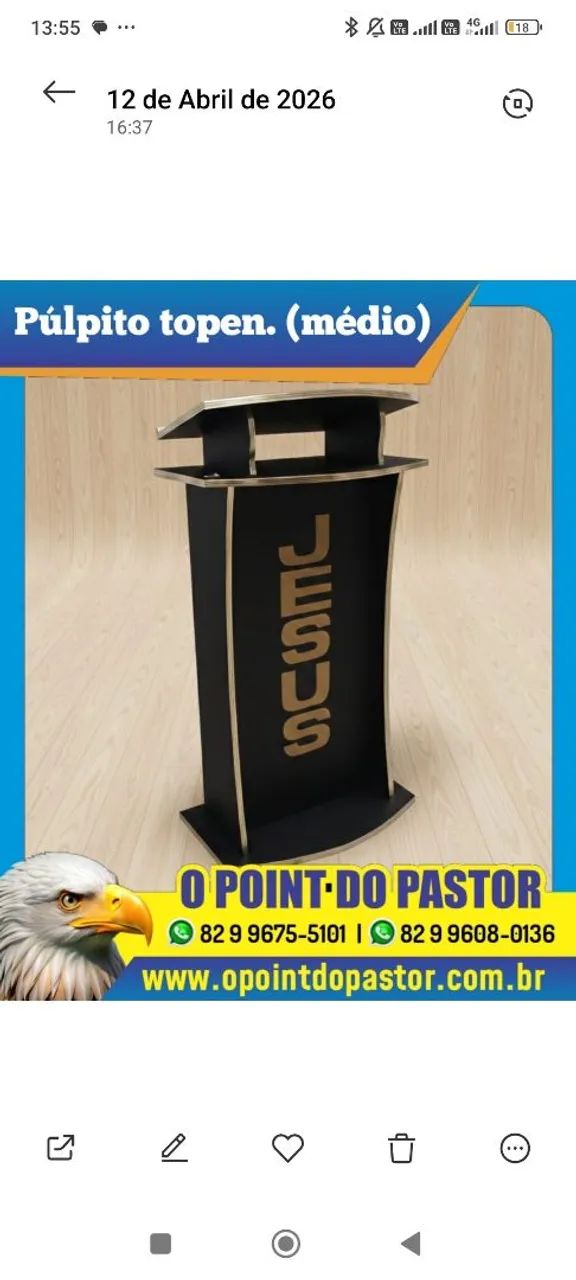 Púlpito igreja  - Foto 2
