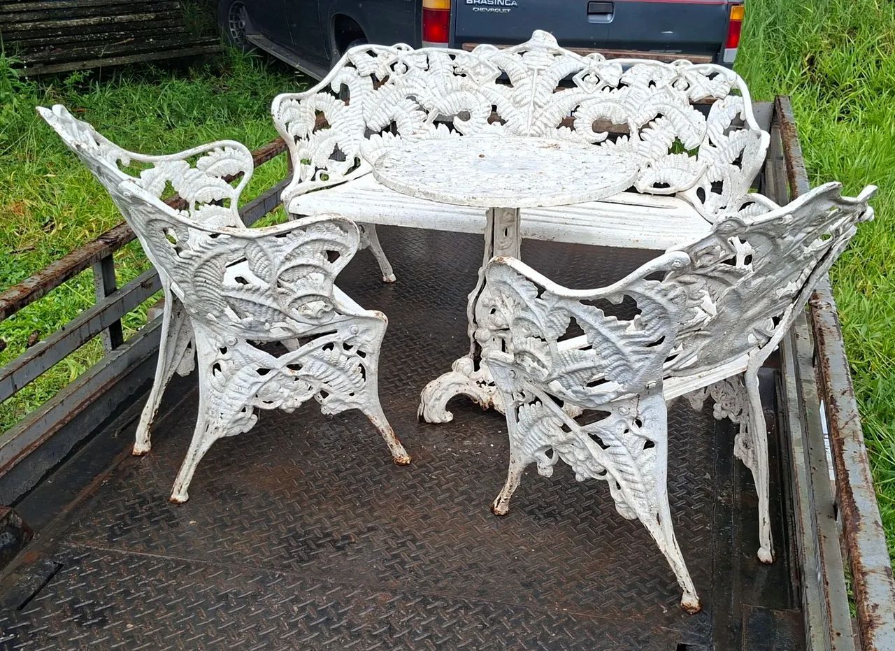 Conjunto Samambaia Ferro Fundido tamanho padrão  - Foto 2