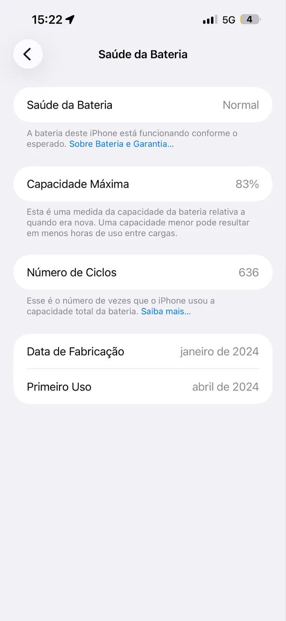 iphone 15 pro max 256GB Branco - Excelente estado  - Foto 5
